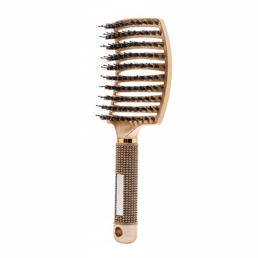 Hair Brush Hair Comb Detangling Hair Brush Bristle&Nylon Women Wet Massage Comb Curly Hairdressing Salon Styling Tools