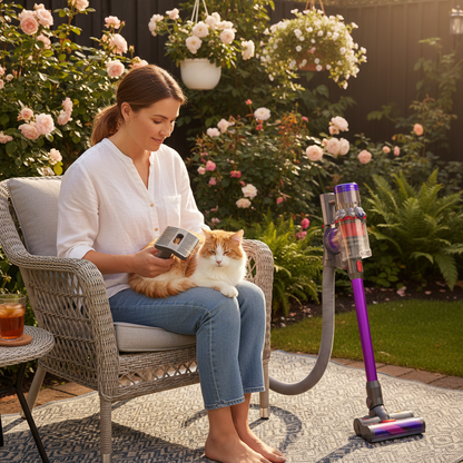 For Dyson V6/V7/V8/V10/V11/V15 Pet Grooming Brush Vacuum Attachment Dog Cat Fur Remover With Converter Tool Cleaner Parts