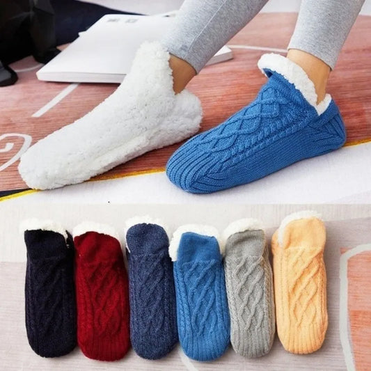 Chaussettes d'hiver chaudes et antidérapantes pour la maison